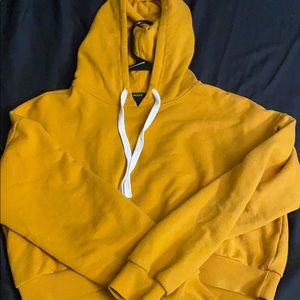 Mustard Yellow Cropped Sweater
